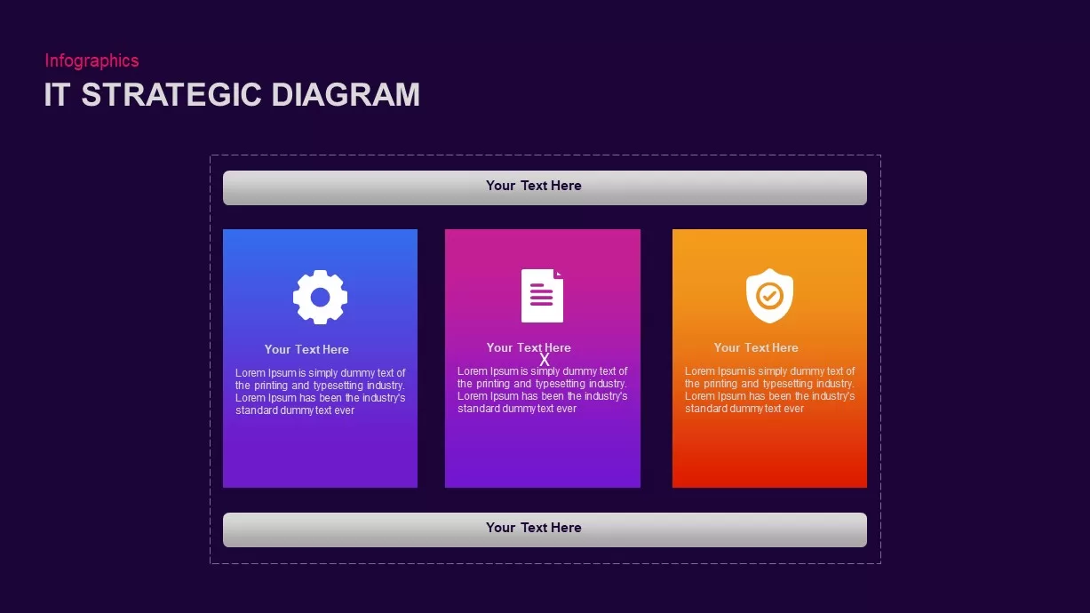 IT Strategic Diagram Design for PowerPoint