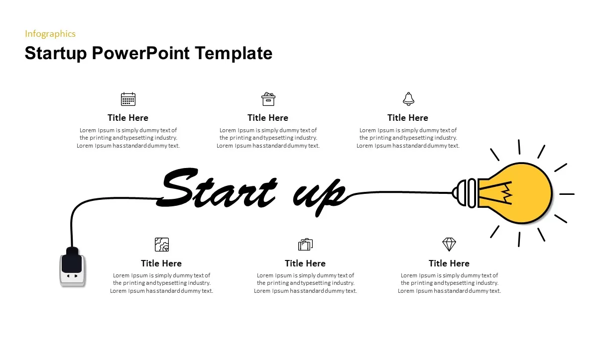 Idea Generation Bulb PowerPoint Template