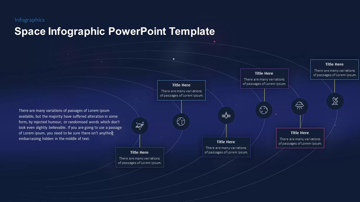 Infographic Space PowerPoint Template