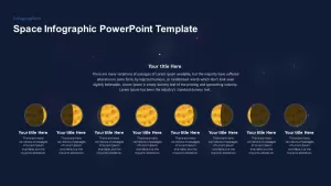 Phases of the Moon PowerPoint Diagram