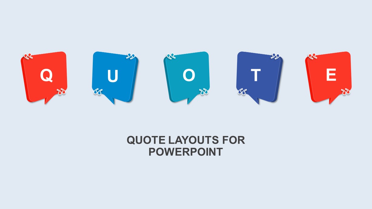 Quotes PowerPoint Template for Presentation - Slidebazaar