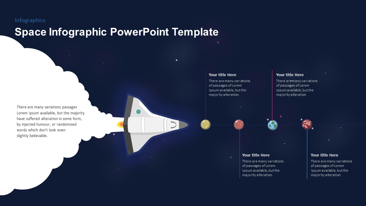 Space Infographic PowerPoint Template