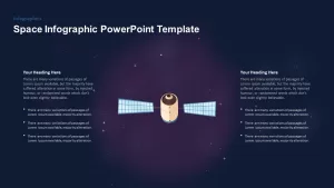 Satellite PowerPoint Template Diagram