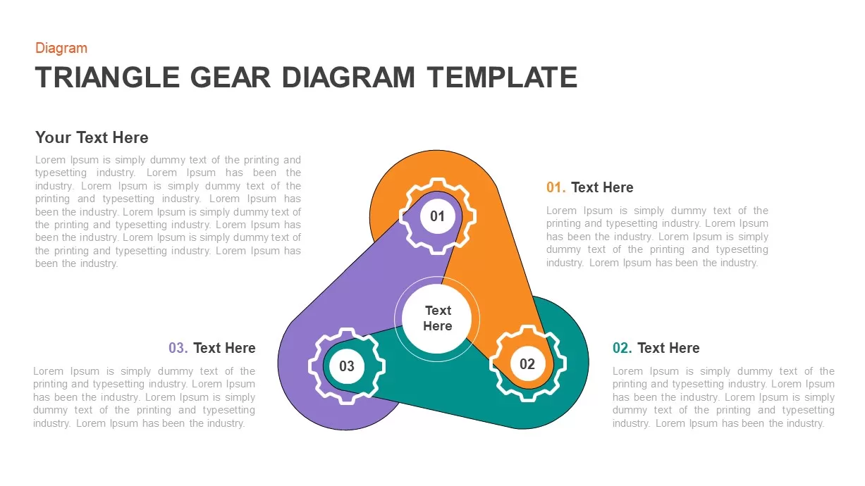 Triangle Gear Diagram Template