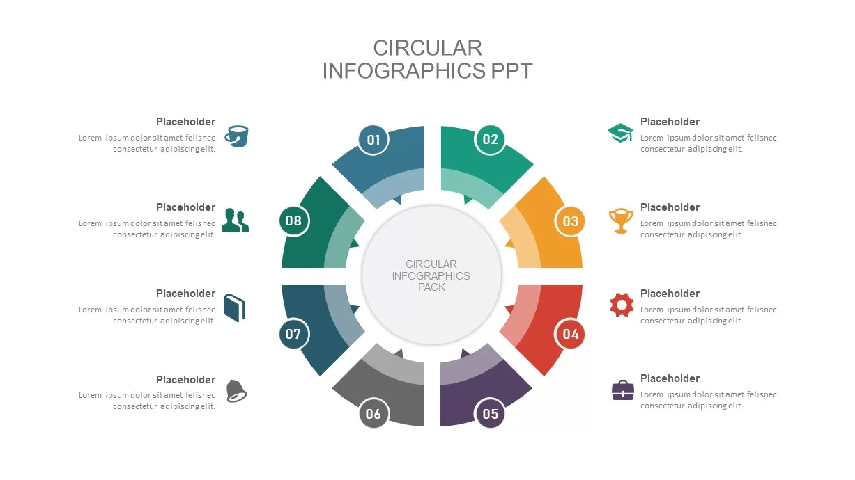 circular diagram Presentation template