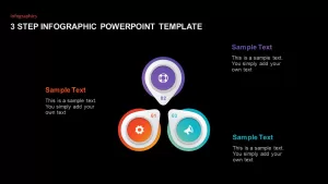 3 Step Infographic Template for PowerPoint