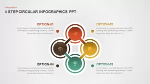 4 Step Circular Diagram for PowerPoint