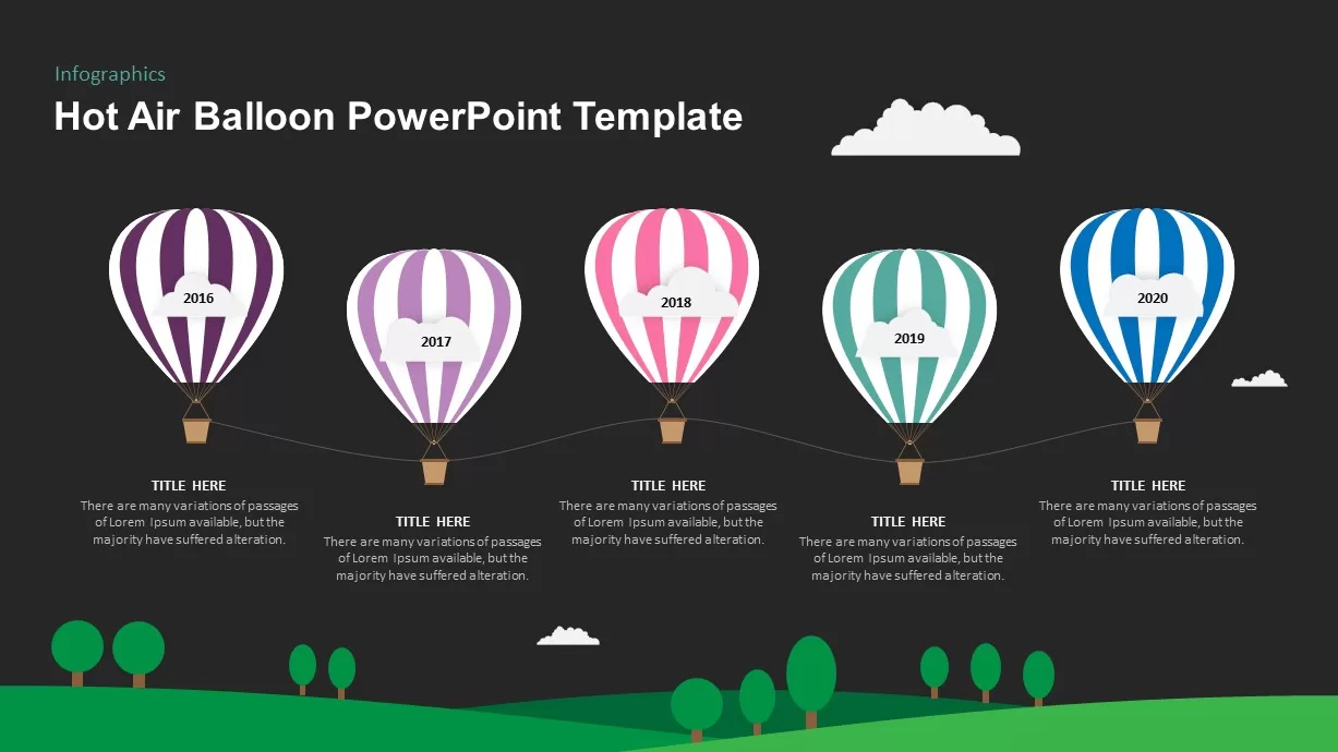 Air Balloon Ppt Template