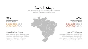 Brazil Map PowerPoint Template