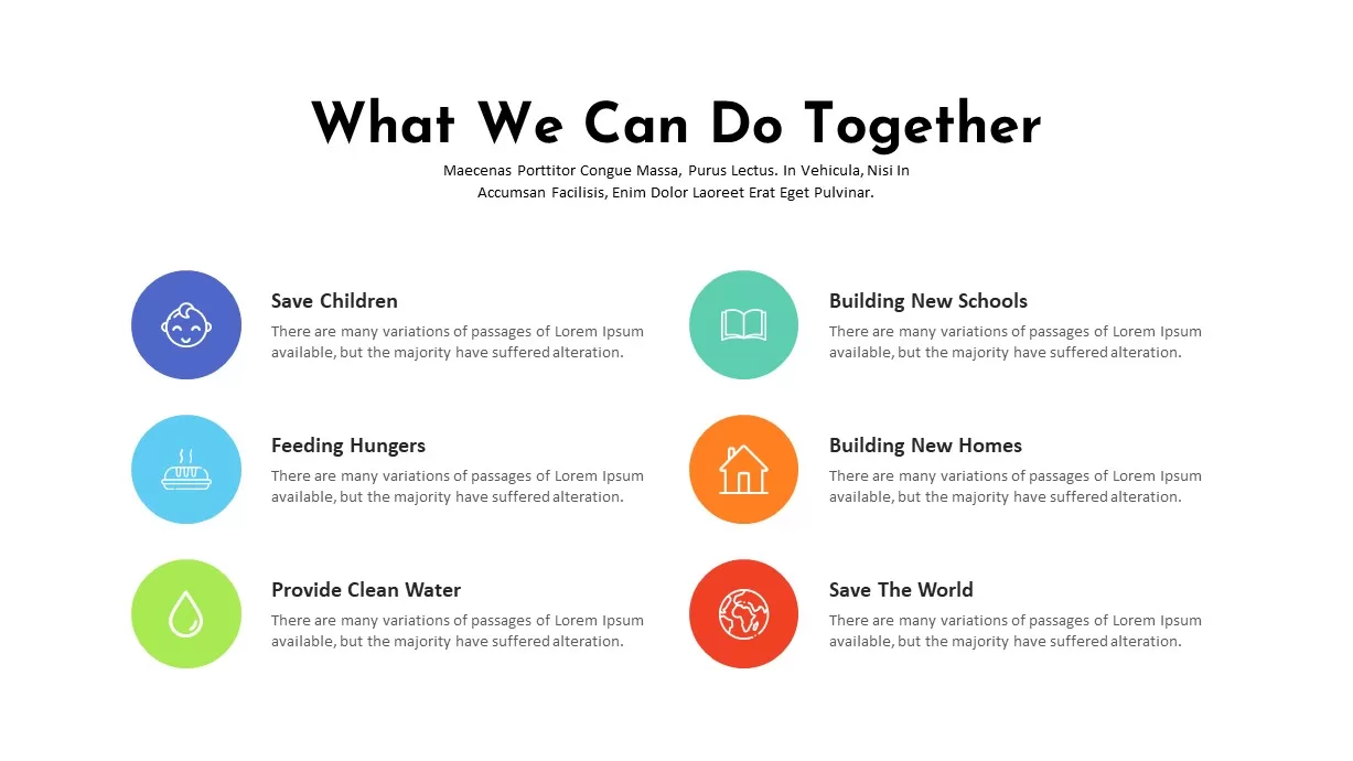 Charity PowerPoint Template Do together