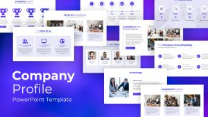 Company Profile Deck PowerPoint Template