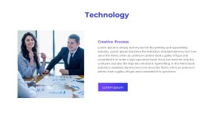 Company Profile Deck PowerPoint Template Technology Slide