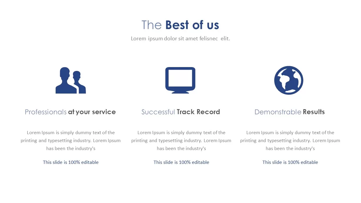 Company Profile Ppt Deck Template