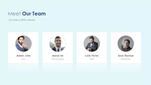 Company Profile Team PowerPoint Template