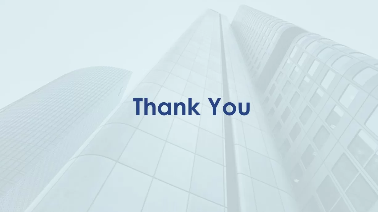 Company Profile Thank Design PowerPoint Template