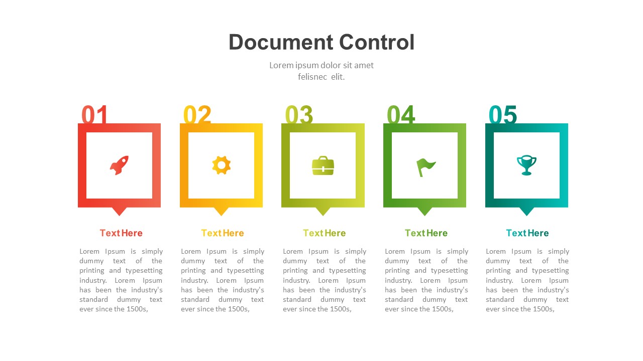 Effective Business Plan PPT Template Document Control