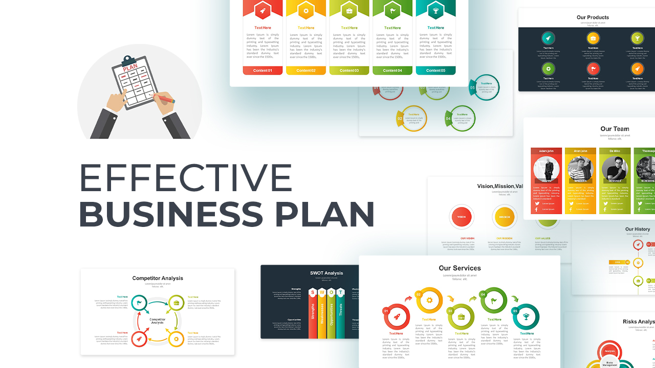 Effective Business Plan PowerPoint Template