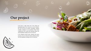 Free Food PPT Template Project