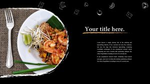 Free Food PPT Template Slides