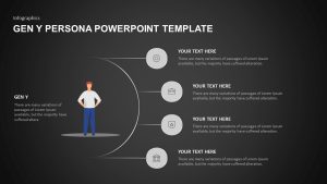 Generations Comparison GenY PPT Template Black