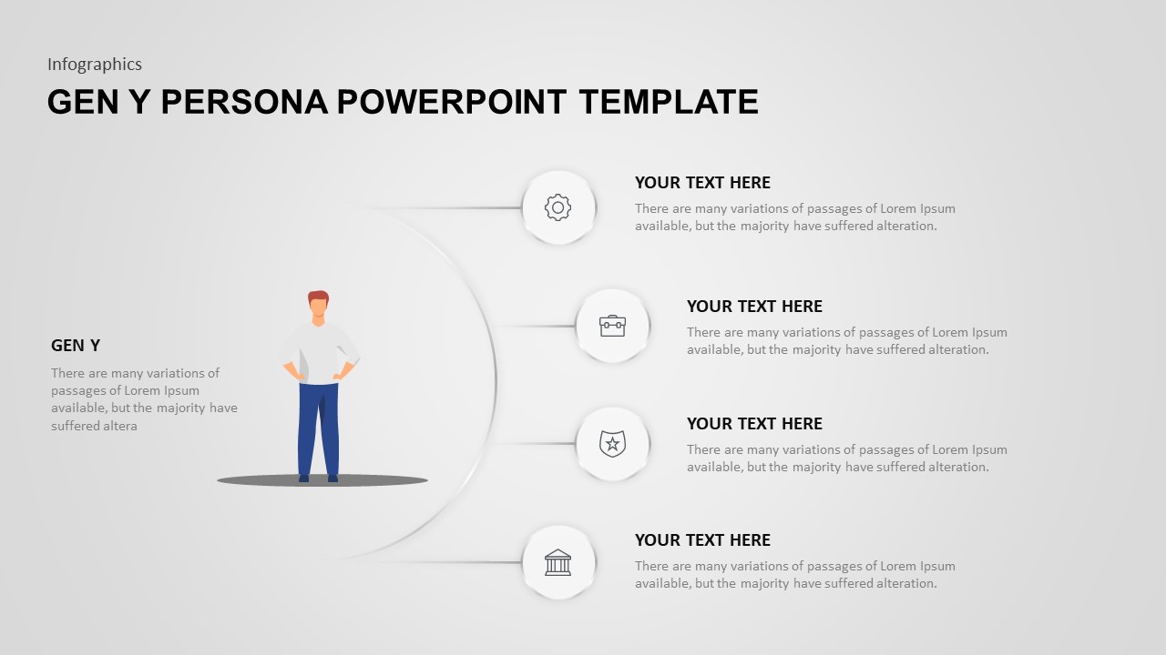 Generations Comparison GenY PowerPoint Template