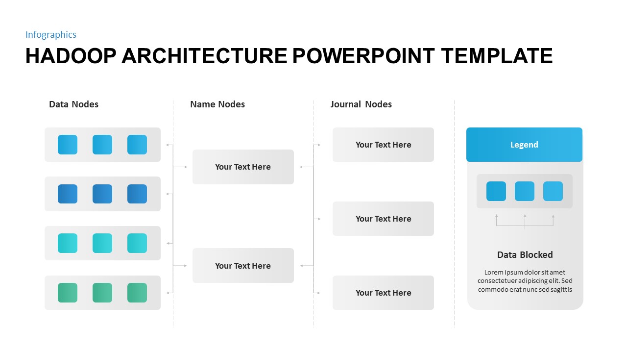 Hadoop Architecture PowerPoint Diagram | Slidebazaar