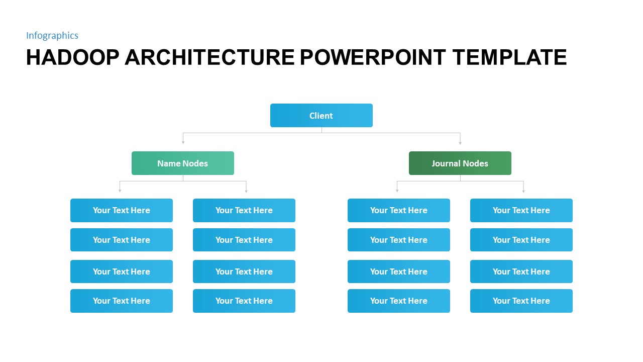 Hadoop Architecture PowerPoint Diagram | Slidebazaar