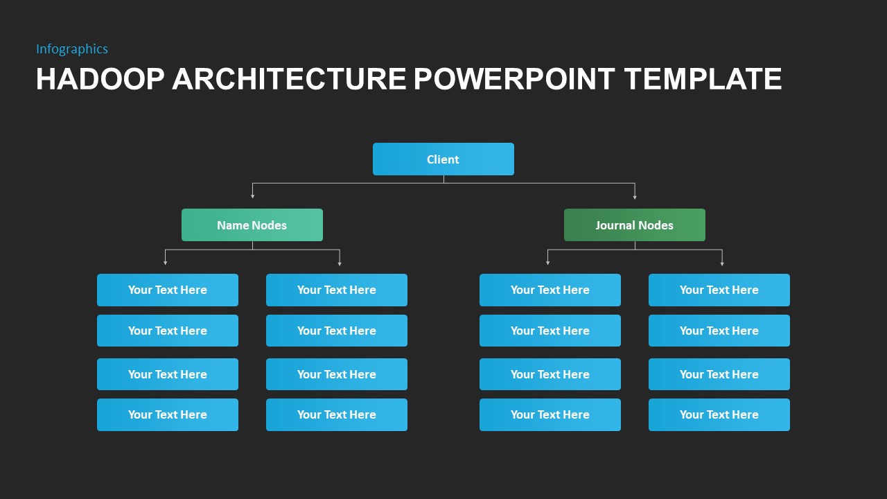 Hadoop Architecture PowerPoint Diagram | Slidebazaar