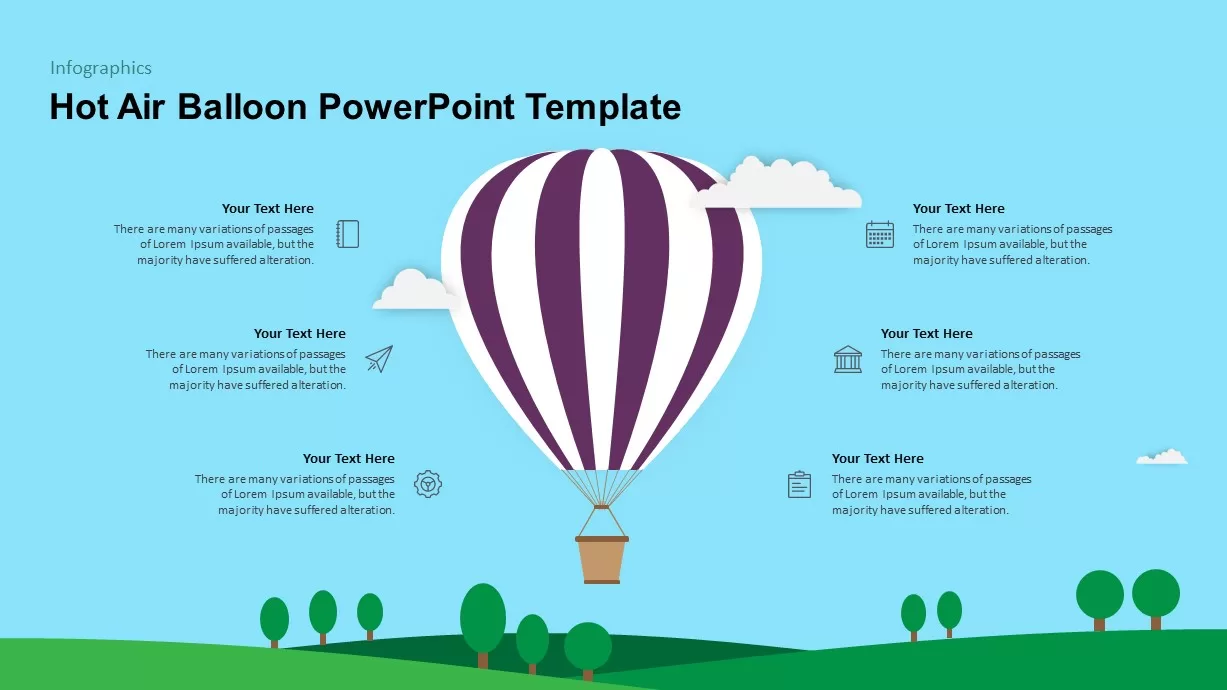 Hot Air Balloon PowerPoint