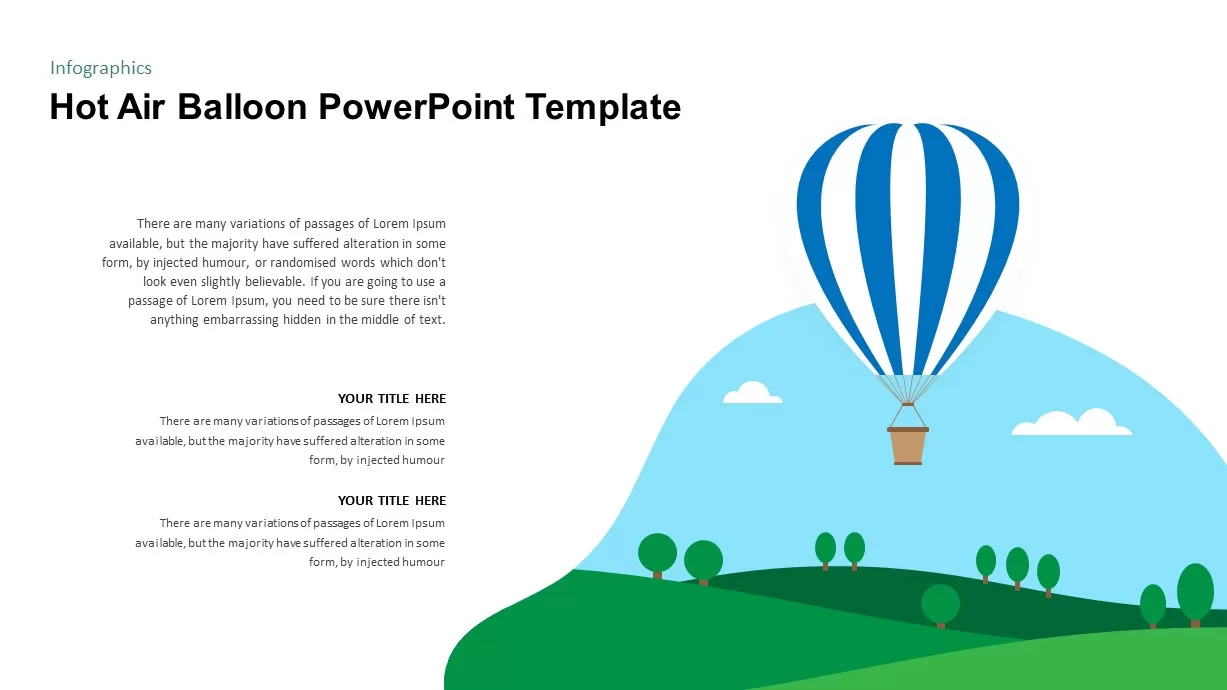 Hot Air Balloon PowerPoint Template