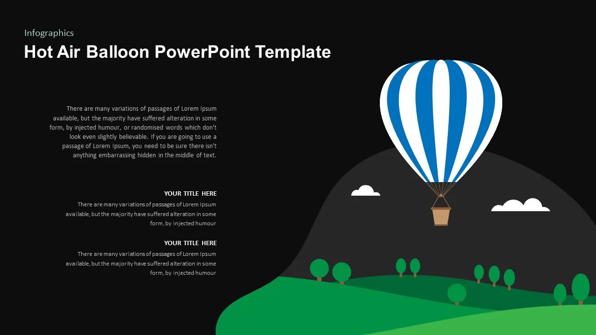 Hot Air Balloon Ppt Template