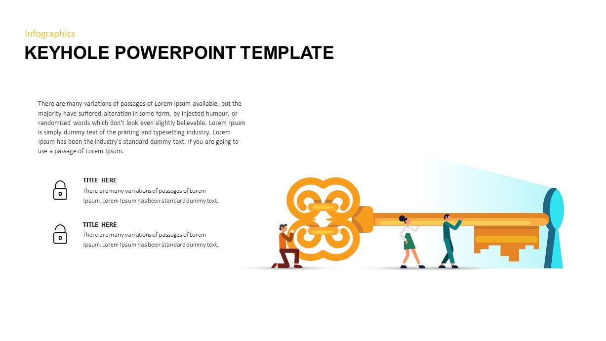 Keyhole PowerPoint template