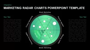 Marketing Radar Chart PowerPoint Diagram