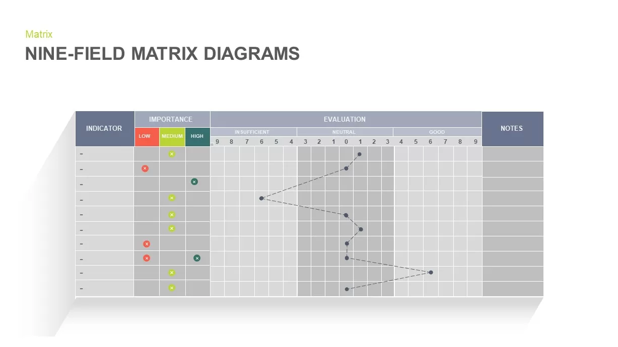 Nine Field Matrix Diagram