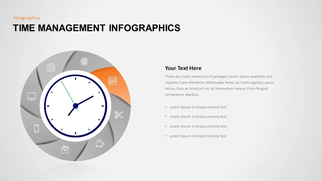 Time Management PowerPoint Diagram