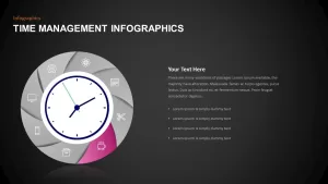 Time Management Template for Infographic