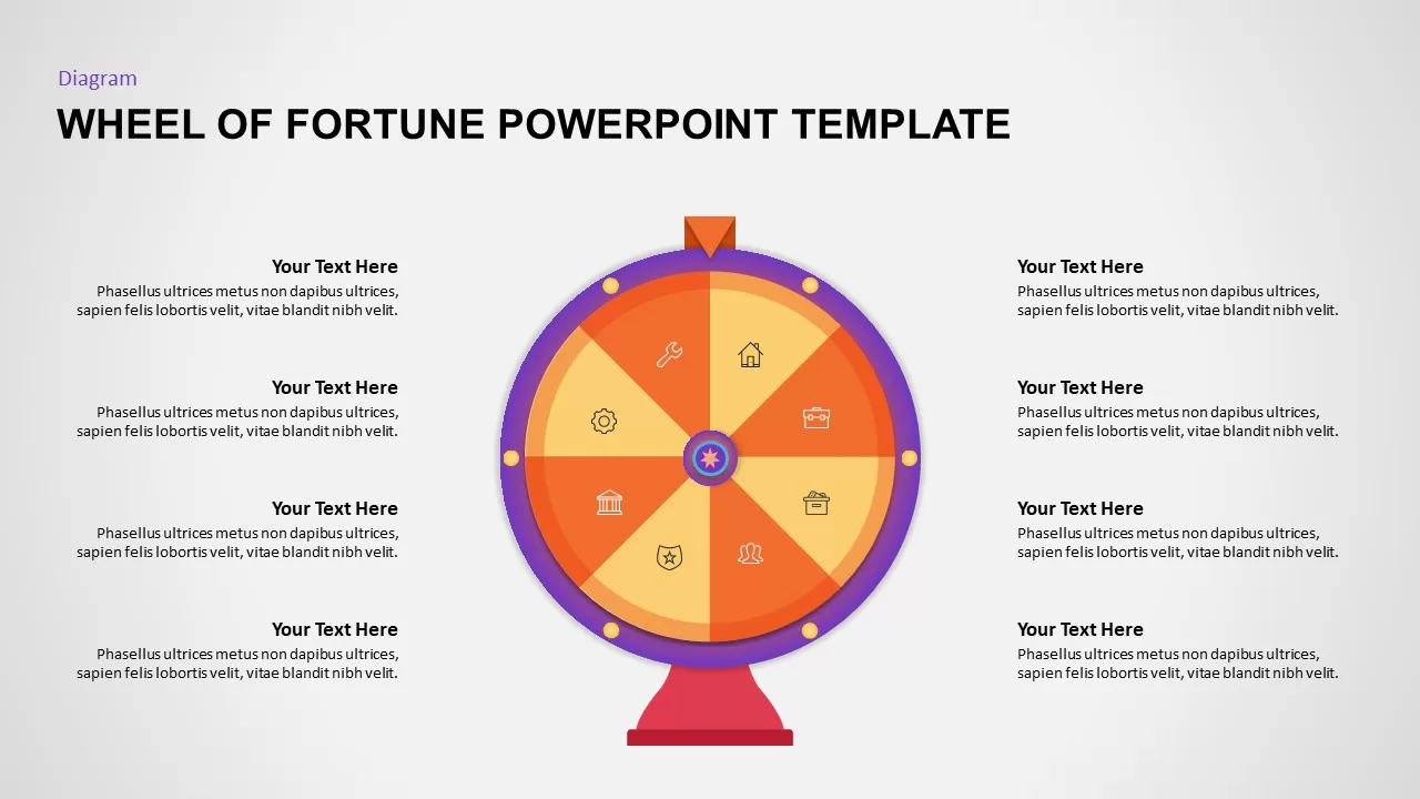 Wheel of Fortune PowerPoint Slide