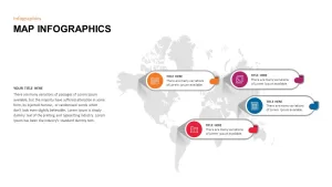 World Map Infographic PowerPoint Template