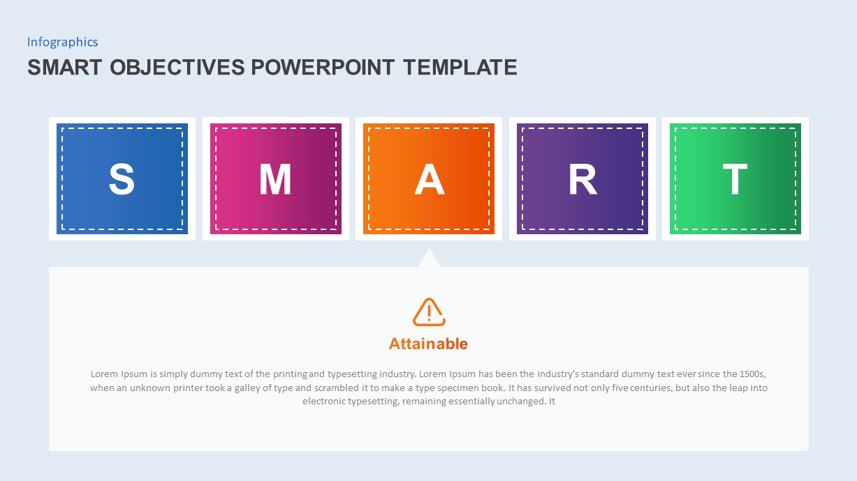 SMART Objectives PowerPoint Template | Slidebazaar