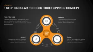 Fidget Spinner Diagram for PowerPoint