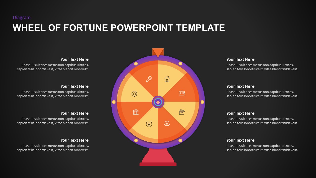 wheel of fortune template 1984