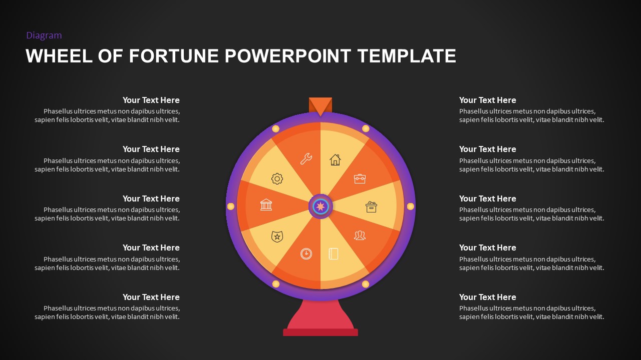 Wheel Of Fortune Template For Powerpoint