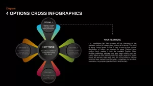 PowerPoint template of 4 option presentation