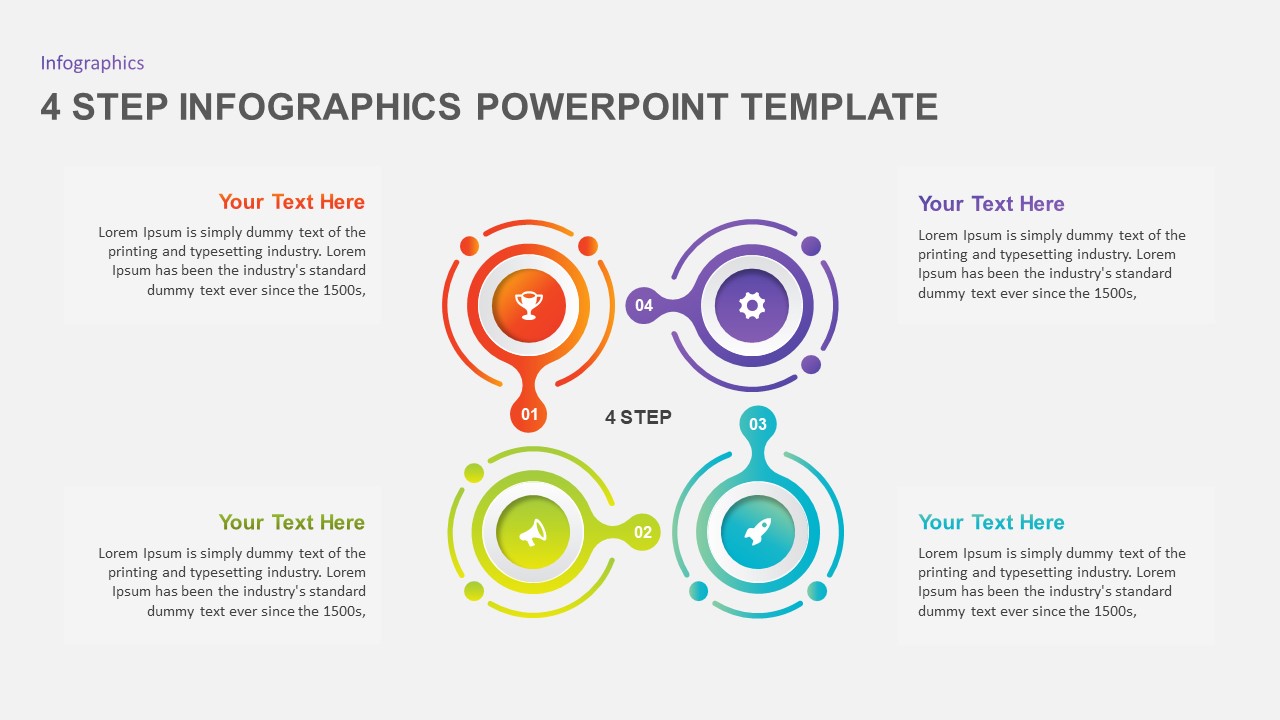 3 And 4 Step Infographic Template 