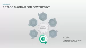 6 Stage Diagram for PowerPoint