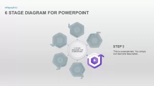 6 Stage Diagram for PowerPoint