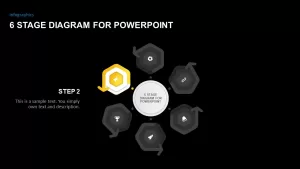 6 Stage PowerPoint Diagram