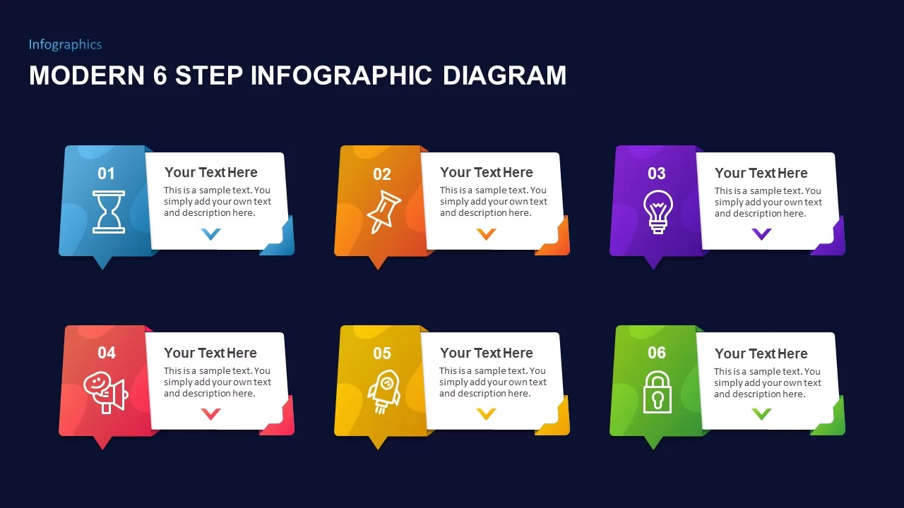 6 Step Infographic Template