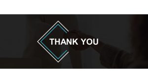 Free Thank You presentation template