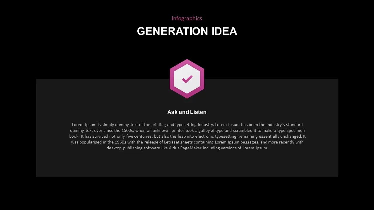 Idea generation PowerPoint